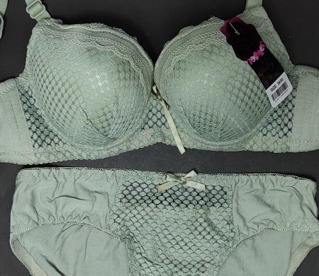 2-PC Sushiyi Green Bra 38