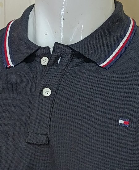 2.1 Tommy Hilfiger Black Polo Shirt