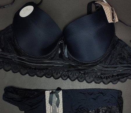 2pc Bra Black Felicity 46