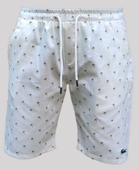 A Lacte Cotton Shorts White Beach