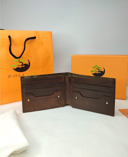 Crazy Horse Vintage Leather wallet V001 - Image 4