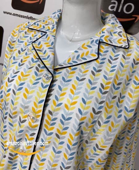 Jungle Tree Blue leaves PJS women's