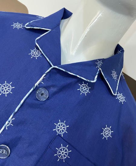 Royal Ship Wheel Night suit