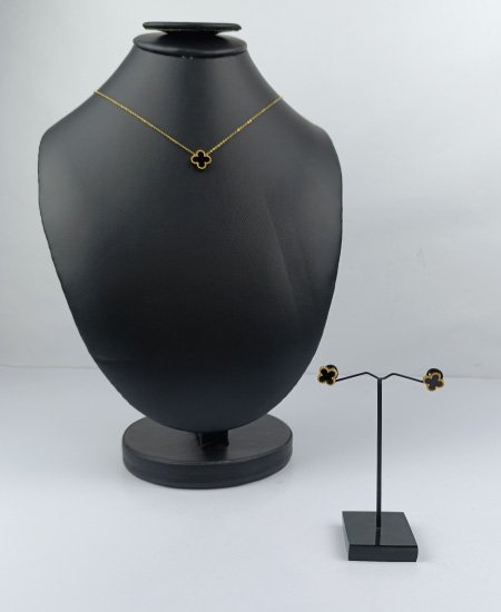 Clover Neckless and Tops Jewelry Set