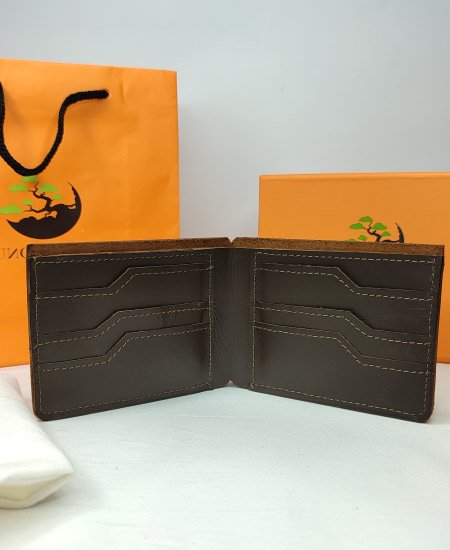 Crazy Horse Vintage Leather wallet V005 - Image 3