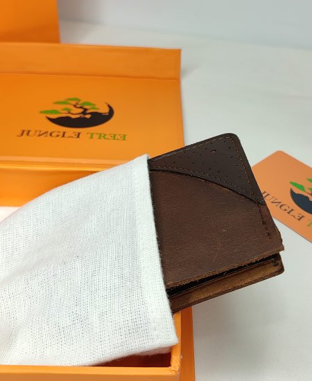 Crazy Horse Vintage Leather wallet V005 - Image 2