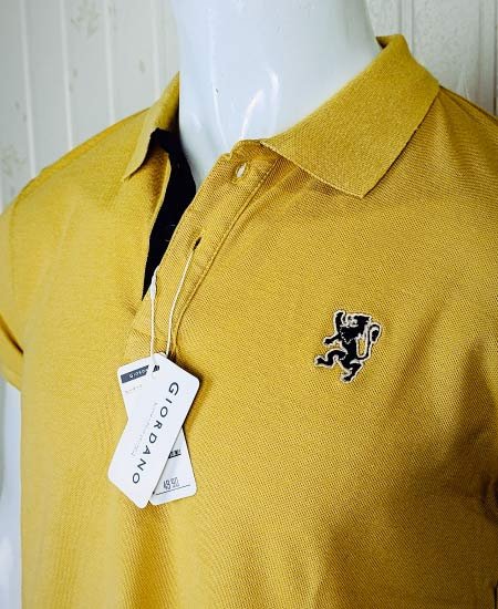 Giordano Polo Shirt Mustard 1.2
