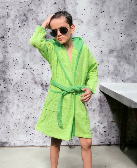 Kids Frog Bathrobe