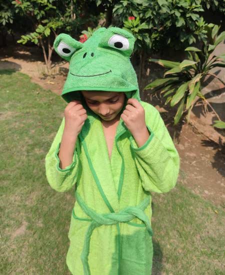 Kids Frog Bathrobe - Image 2