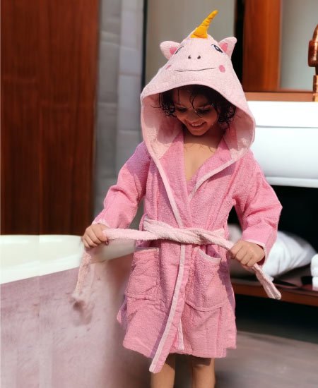 Kids Unicorn Bathrobe