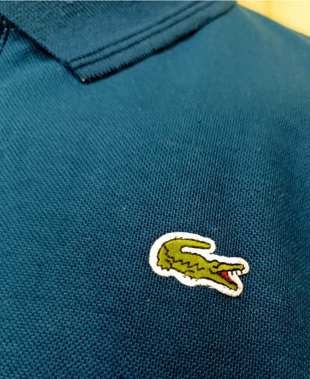 Lacoste Polo Shirts Ocean Blue - Image 4
