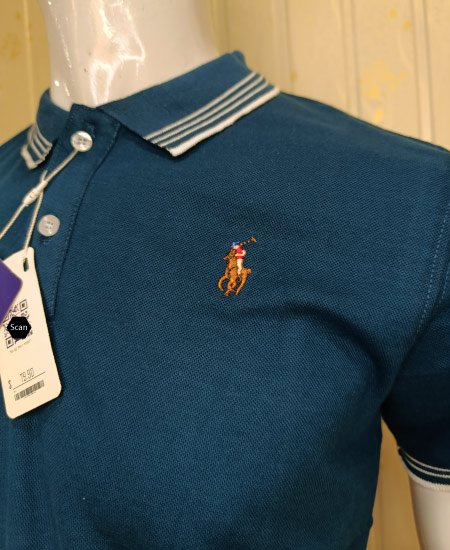 Polo Ralph Lauren Polo Shirts Ocean Blue Small Logo