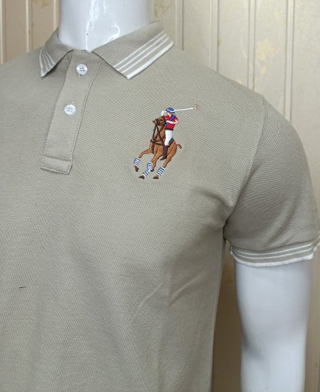 Polo Ralph Lauren Polo Shirts Stone Gray