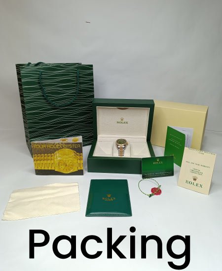 ROLEX Women Watch DATEJUST LADY 69173 Olive Green DIAMOND DIAL - Image 2