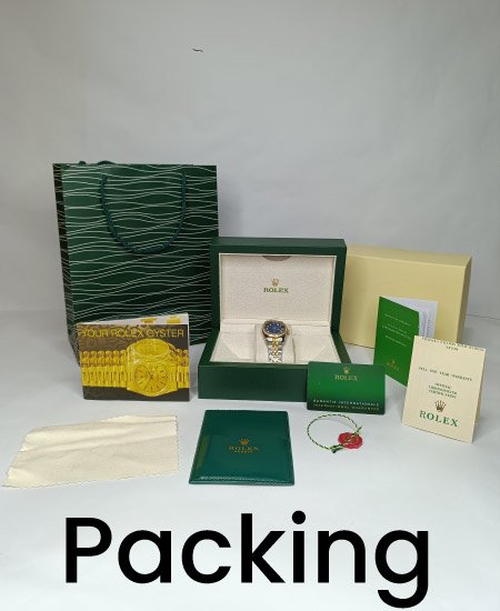 ROLEX Women Watch DATEJUST LADY 69173 Royal Blue DIAMOND DIAL - Image 2