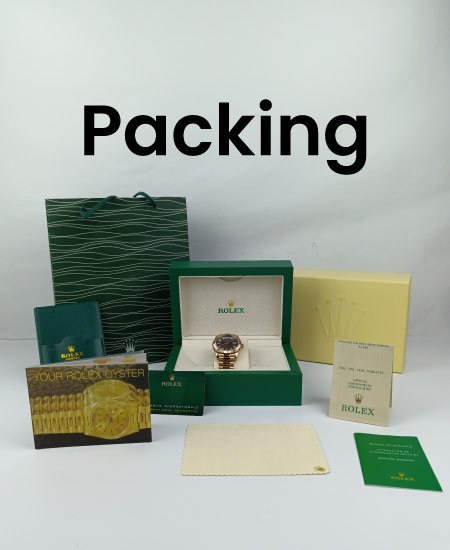 Rolex Eisenkiesel Everose gold Dial 228235 - Image 2