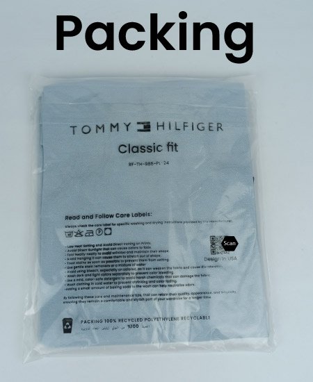 Tommy Hilfiger Sky Blue Polo Shirt - Image 3