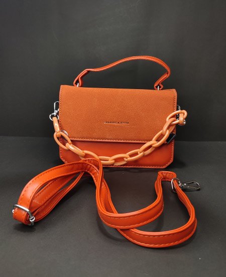 CHARLES and KEITH handbags Peach | Ladies Handbag