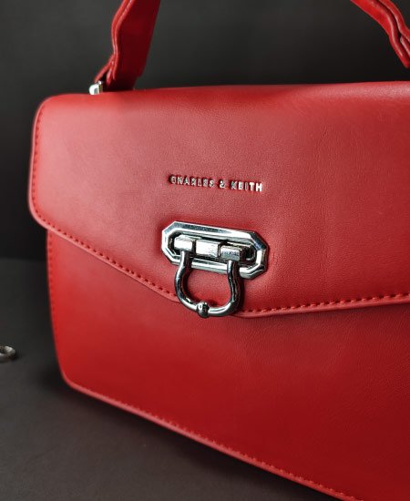 CHARLES & KEITH handbags Red for women