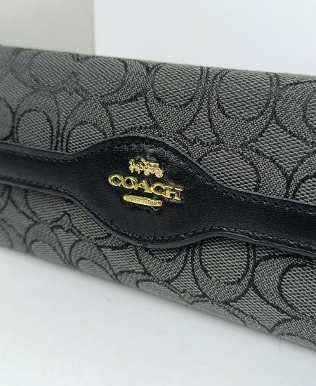 Coach Black Ladies Wallet 2PC-4043
