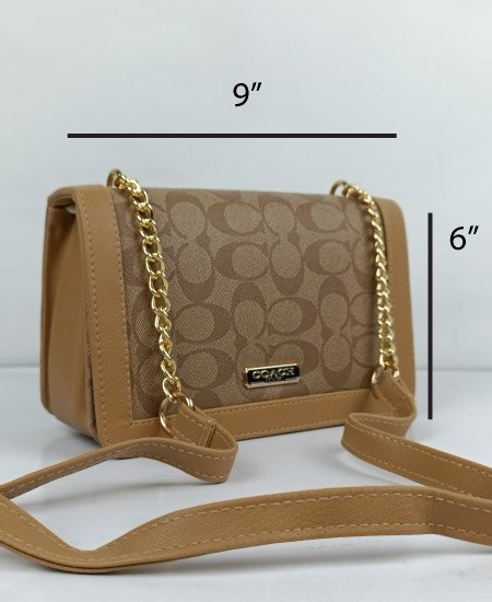 Coach Handbag Chocolate Brown - Image 2