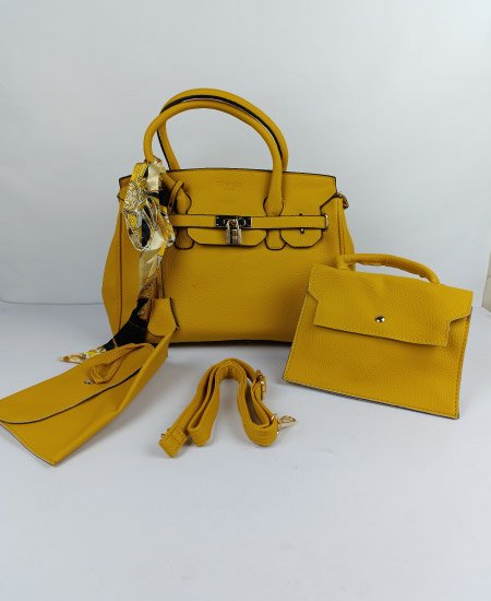 Hermes Birkin Handbag Mustard