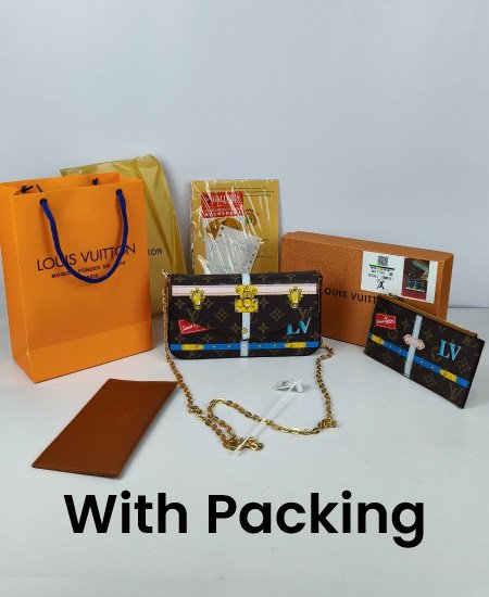 LV Ladies Hand Carry 3Pc Brown