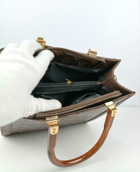 LV Tote Handbag Brown 009 - Image 5