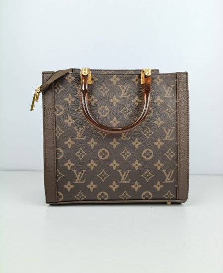 LV Tote Handbag Brown 009 - Image 4