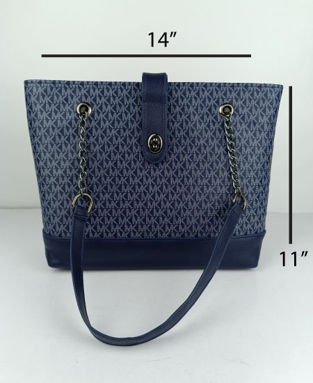 MK Never Full Handbag Royal Blue - Image 2