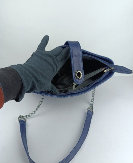 MK Never Full Handbag Royal Blue - Image 5