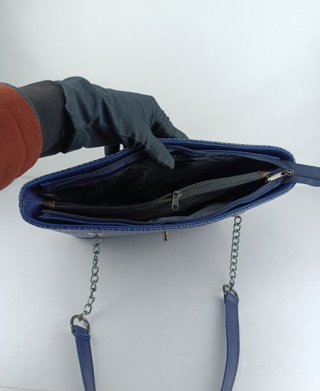 MK Never Full Handbag Royal Blue - Image 4