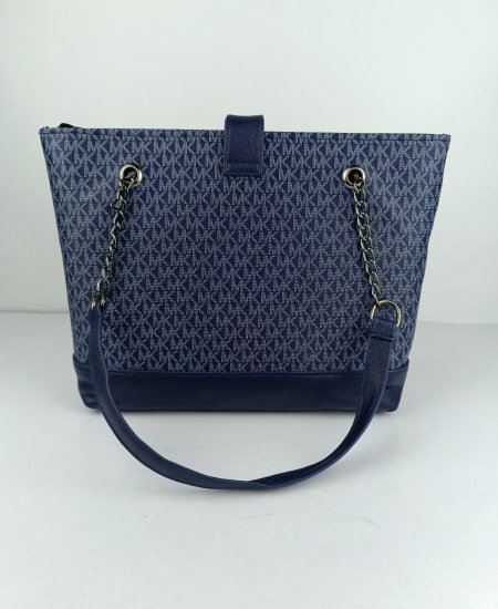 MK Never Full Handbag Royal Blue - Image 3