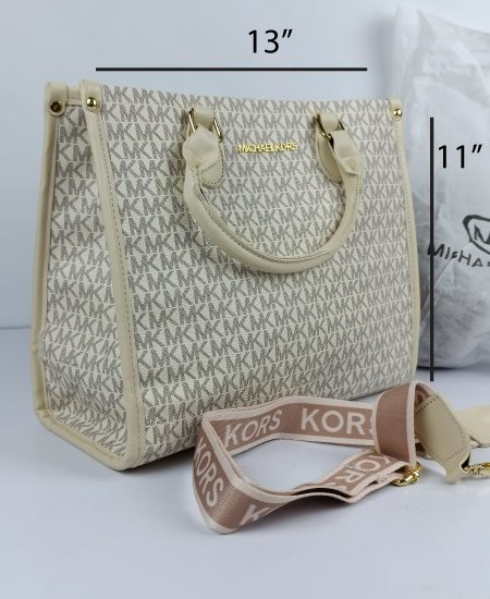 Michael Kors Tote Handbags Off-White - Image 3