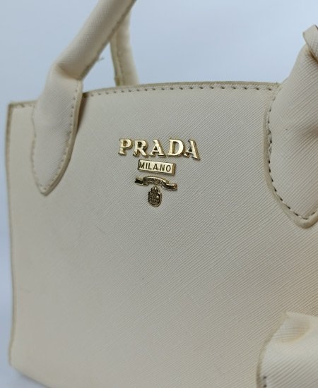 Prada Off-White Handbag - Image 3