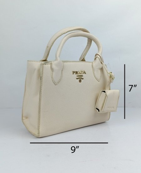 Prada Off-White Handbag - Image 2