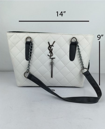 YSL White Handbag 007 - Image 2