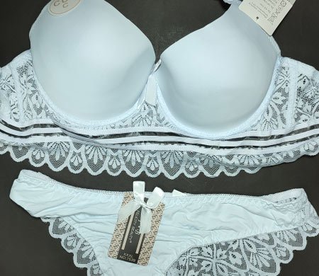 2pc Bra Sky Blue Felicity 44
