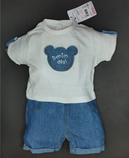 A Denim Day Prental Romper