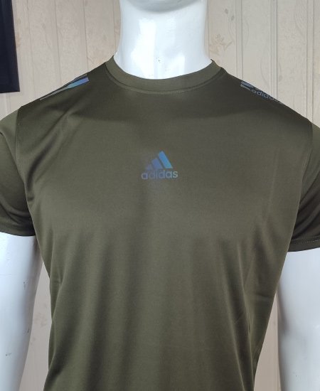 Adidas T-Shirts Khaki Green
