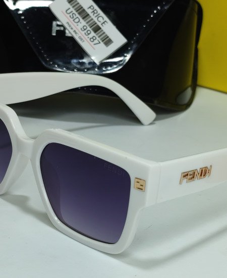 Fndi White Womens Sunglasses-FZ03
