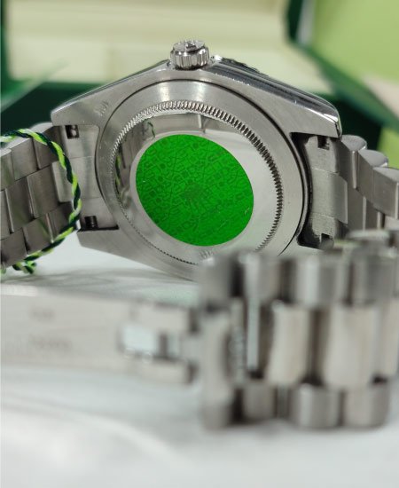 Rolex watch Day-Date Men's Watch White Gold Blue Dial 228239 - Image 3