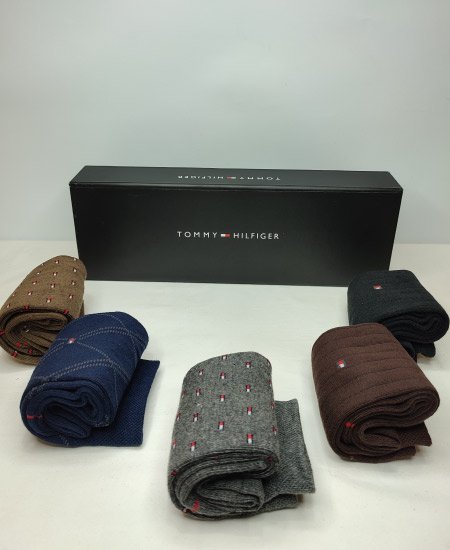 TOMY HIFIGR GIFT BOX ARGYLE MIX SOCKS
