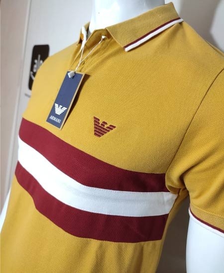 Armani Polo Shirt Mustard