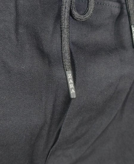 Black Cotton Cargo Shorts Zara Men's - Image 4