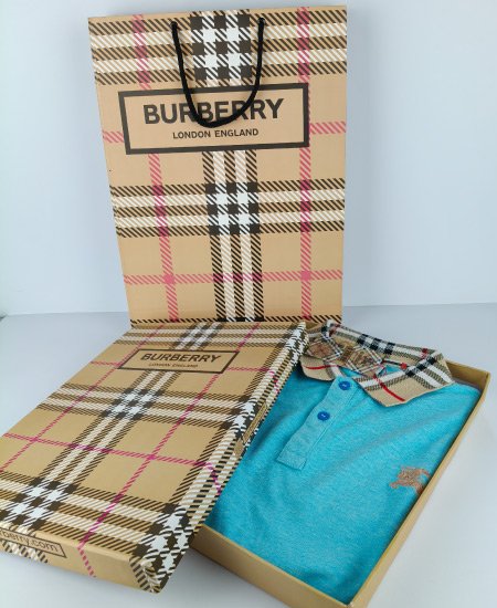 Burberry Tiffany Blue Polo Shirt