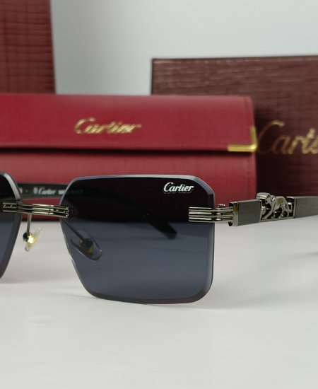 Cartier Sunglasses Black Leopard CRT-110