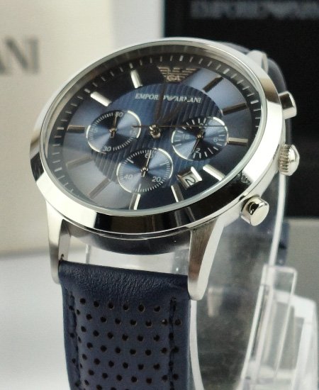 Emporio Armani Blue Dial Blue AR2473