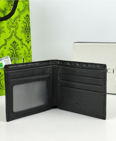 Gucci Leather Men's Wallet Black - Image 5