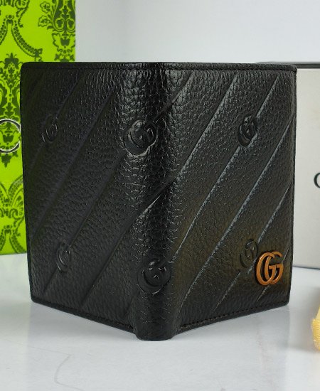 Gucci Leather Men's Wallet Black 8043 - Image 4
